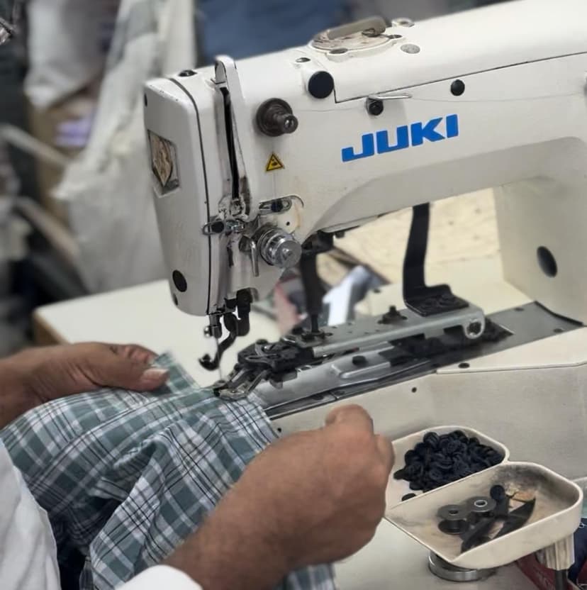 Modern Aeromen shirt manufacturing facility